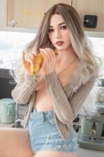 162cm 5ft4 Minus Full Silicone Sex Doll Paloma Head S42 10