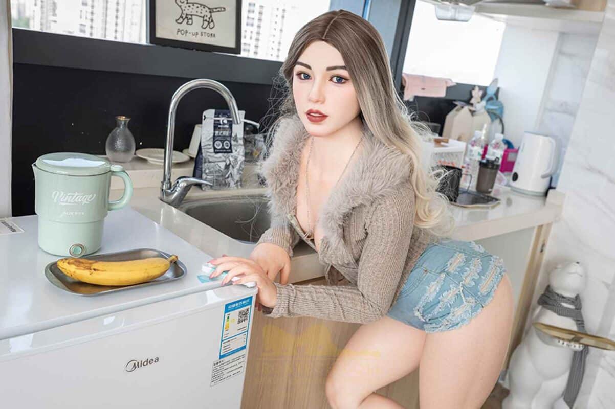 162cm 5ft4 Minus Full Silicone Sex Doll Paloma Head S42 26
