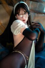 162cm 5ft4 Minus Full Silicone Sex Doll Raven Head S37 11