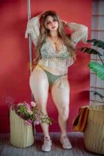 162cm 5ft4 Plus Natural Series Chubby Full Silicone Sex Doll Kavya Head S29 6