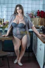 162cm 5ft4 Plus Natural Series Chubby Full Silicone Sex Doll Priya Head S13 8