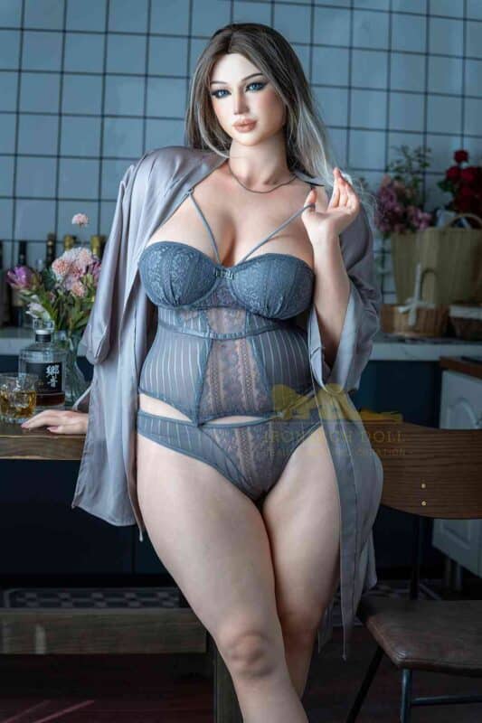 162cm 5ft4 Plus Natural Series Chubby Full Silicone Sex Doll Priya Head S13 9
