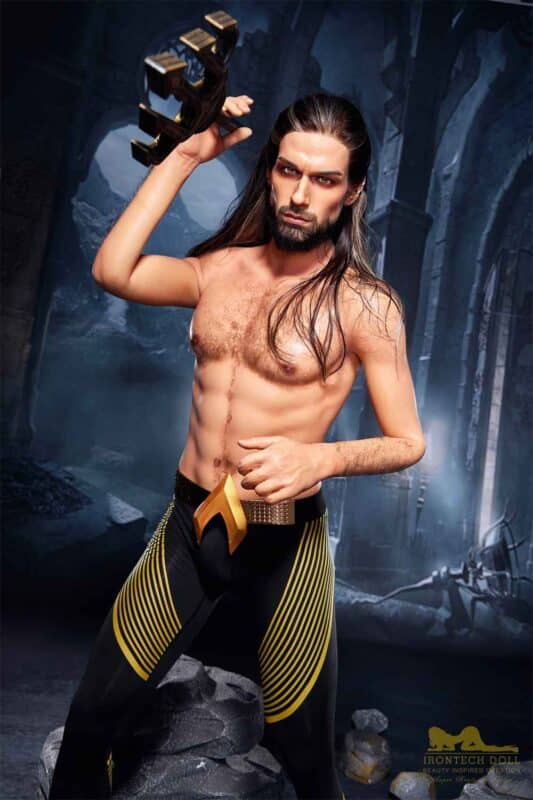 170cm 5ft7 Full Silicone Male Sex Doll Luke Head M5 5