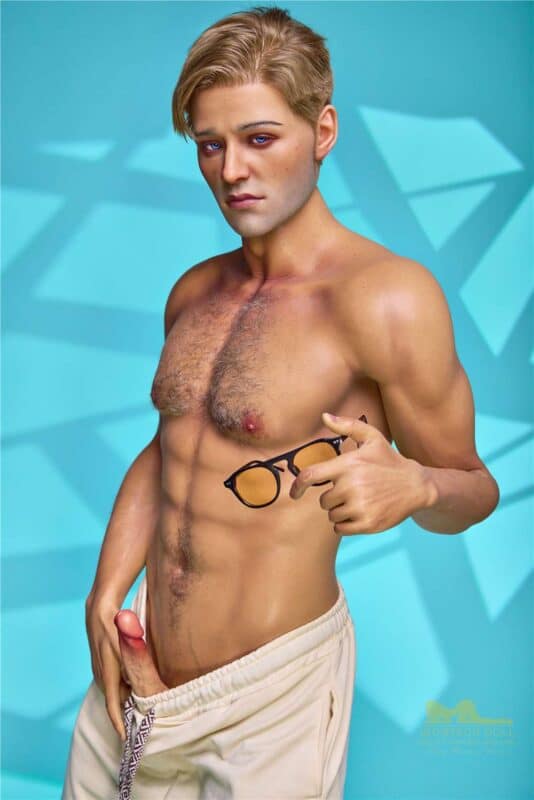 176cm 5ft7 Full Silicone Male Sex Doll Kai Head M4 28