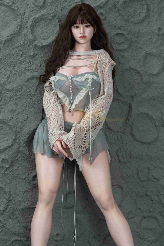 T165cm 5ft5 Full Silicone Sex Doll Lada Head T5 5