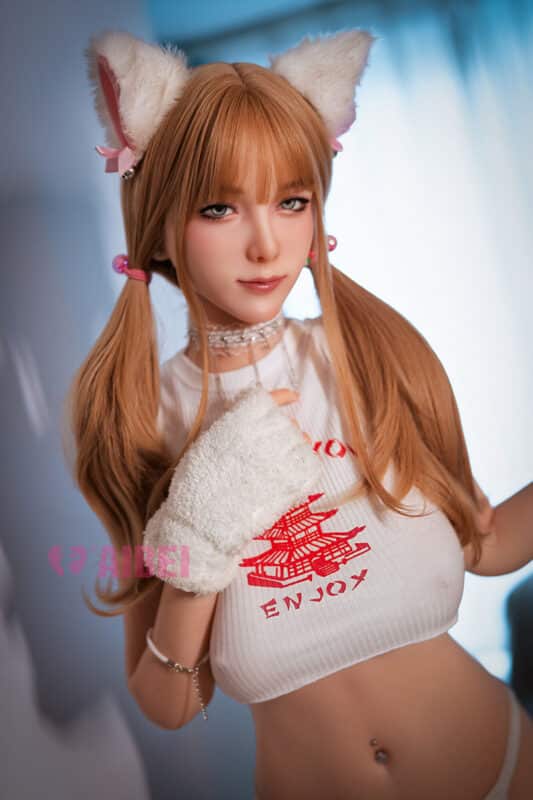 158cm 5ft2 F Cup Silicone Sex Doll Rika Head Ab17 With Ros 4