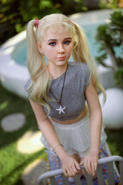 150cm 4ft11 A Cup Full Silicone Sex Doll Monica In Stock 25