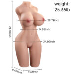 XISE Josiah 63cm headless torso product photo 11